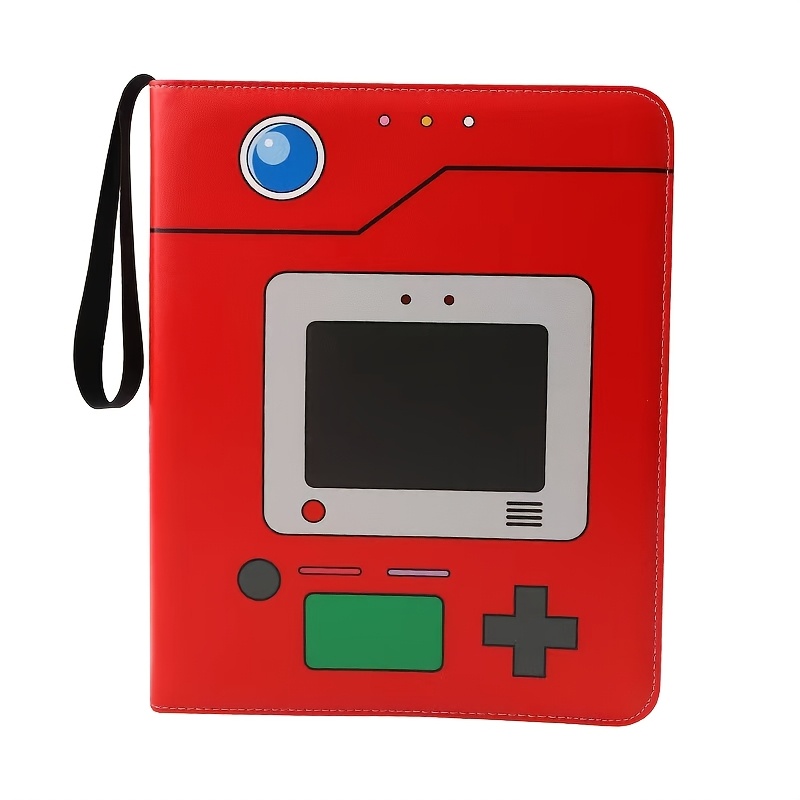 Pokemon Binder Card - カードコレクションバインダーゲームコレクションアルバム、保護収納ブック、耐久性のある防水、ジップクローズデザイン、フリップデザイン