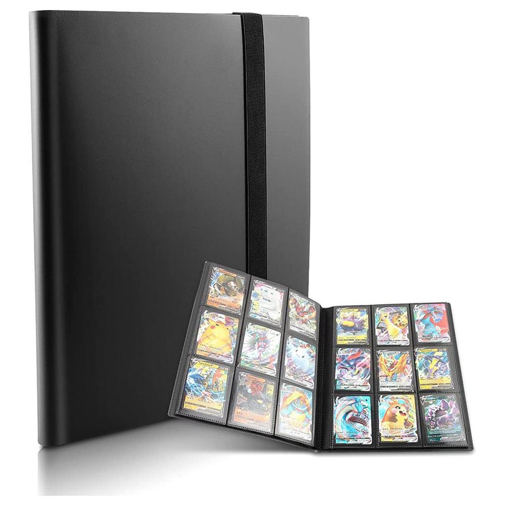 Pokemon Binder Card - 取引カードコレクターホルダー、9ポケット、360枚のカードバインダー、ポータブル収納ケース、ポケモン、野球、サッカーに適しています