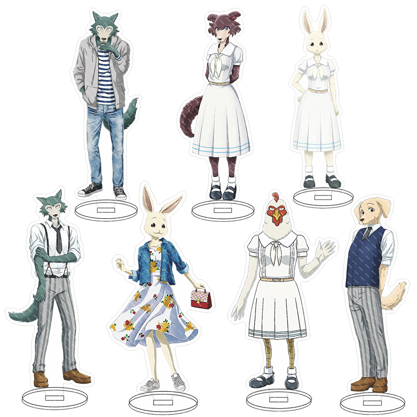 Figma Stand Set - 16 センチメートルアニメ BEASTARS レゴシ ルイ ジュノ