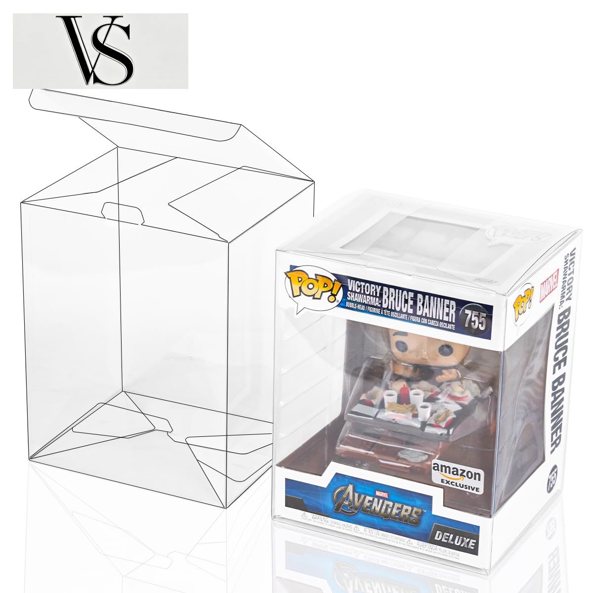 Funko Pop Protector - 厚さ0.50mmの透明で傷に強いPETボックスプラスチックディスプレイケースプロテクター、POP 6インチフィギュア用POPプロテクター