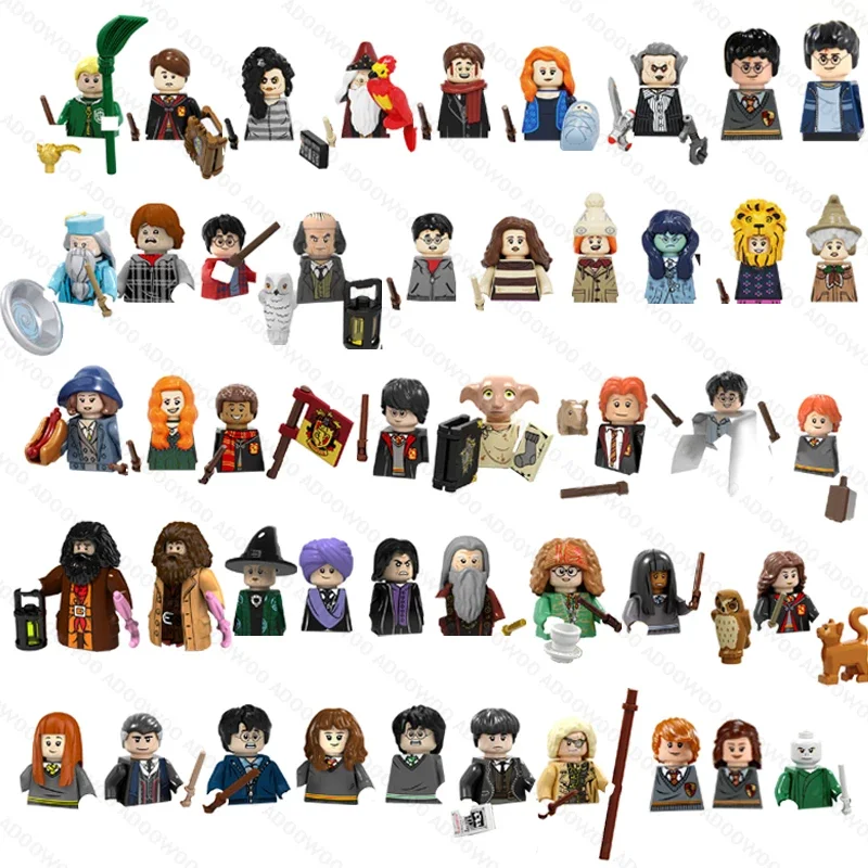 Building Block Mini - ホット49スタイルPG901 PG1286 ポッターズアニメ映画シリーズ ハグリッドブロックドールフィギュア ミニアクショントイ ドールブロック