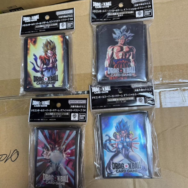 Card Penny Sleeve - 2026 新しいバンダイ公式ドラゴンボールスーパーカードスリーブ 64 個ゴジータ孫悟空 TCG プロテクターアニメグッズギフトおもちゃ