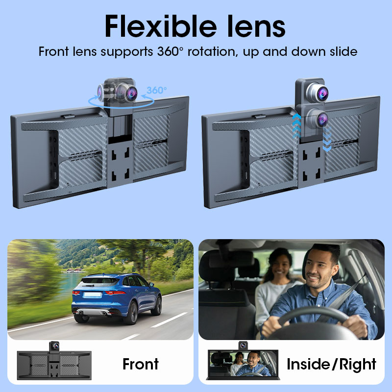 11.3インチ 車 DVR 4K ダッシュボード ワイヤレス - Graded Card Display のレビューと価格