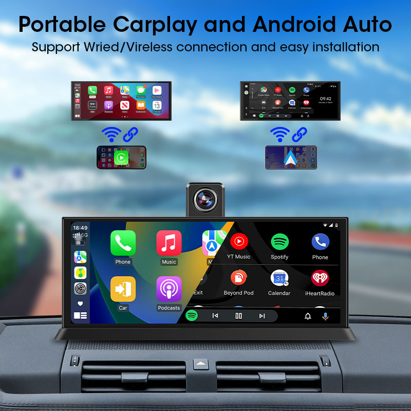 11.3インチ 車 DVR 4K ダッシュボード ワイヤレス - Graded Card Display のレビューと価格