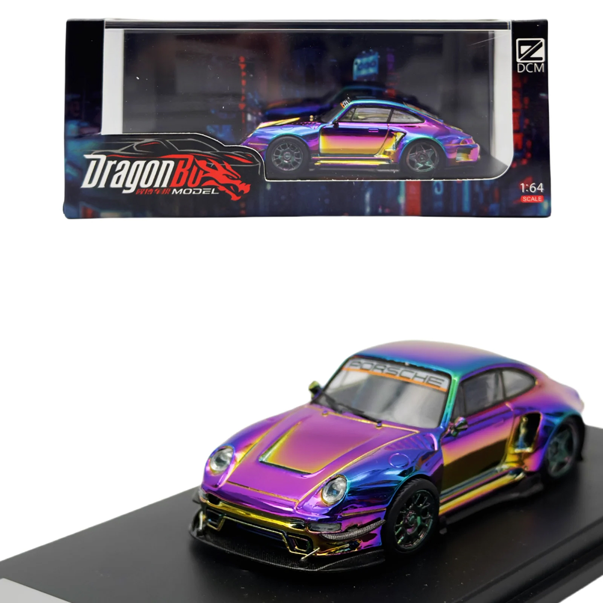 DRAGONBO x DCM 1:64 ポルシェ993 ワイ - Die Cast Car 1 64 のレビューと価格