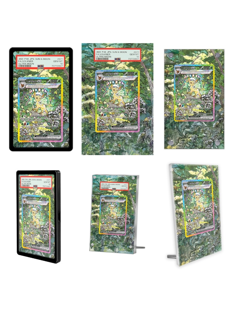 ポケモンカードディスプレイ PTCG リーフィア ex アニ - Display Case Acrylic のレビューと価格