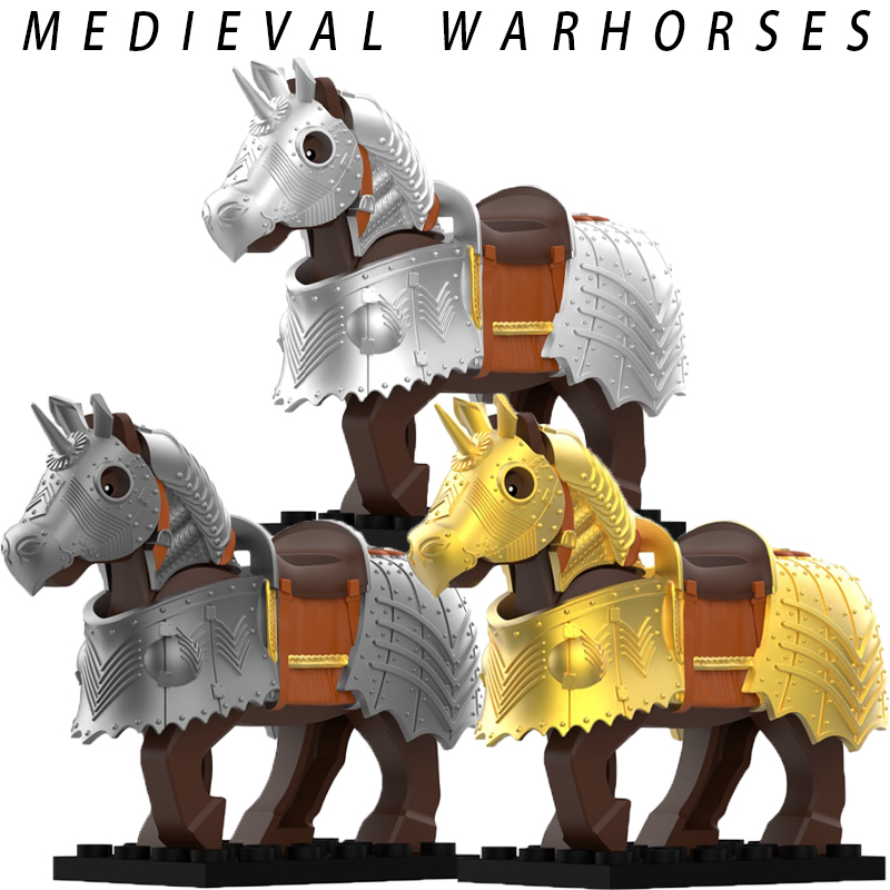 中世軍事ナポレオンシリーズ騎兵サドルビルディングブロック城兵 - Lego Minifigure Holder のレビューと価格