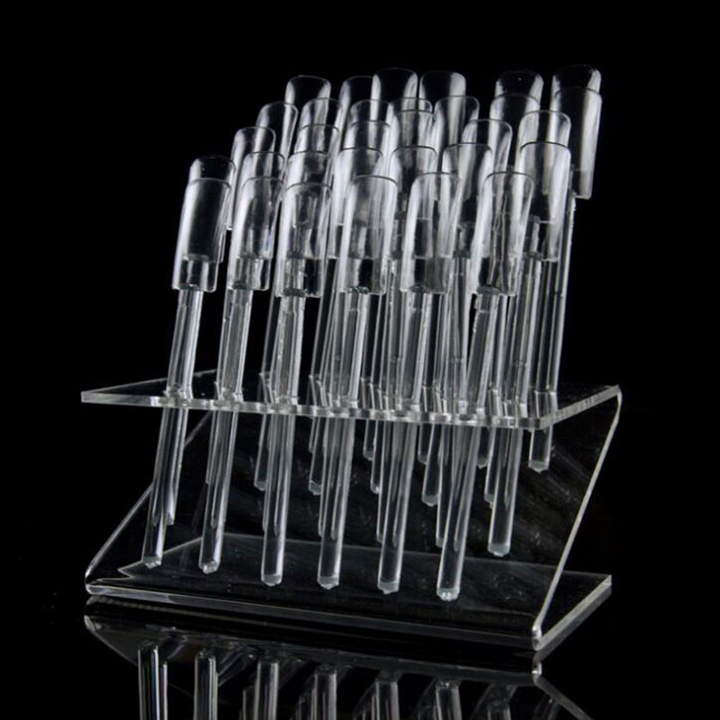ネイルアート用の透明なアクリルチップ,32のヒント,マニキュ - Pop Display Shelf のレビューと価格