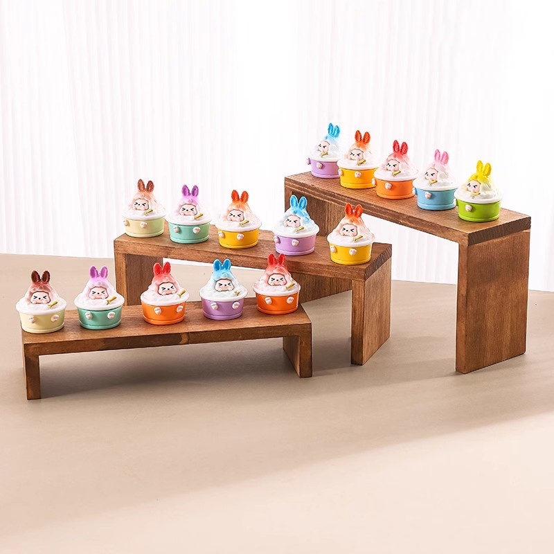 木製ディスプレイライザー 木製ディスプレイライザースタンド  - Display Risers Set のレビューと価格