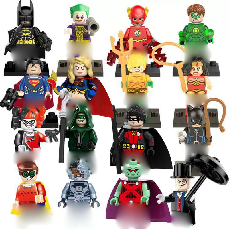 流行の映画キャラクターの漫画風ブロック、漫画キャラクター、人 - Building Block Mini のレビューと価格