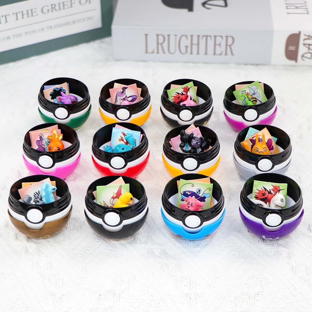 12 個ポケモンボールポケボールピカチュウポケボールアクショ - Vinyl Figure Blank のレビューと価格