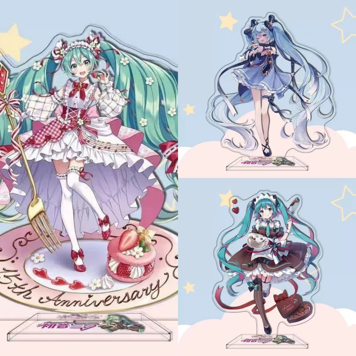 初音ミク アニメキャラクター アクリルスタンド バーチャルシ - Figma Stand Set のレビューと価格