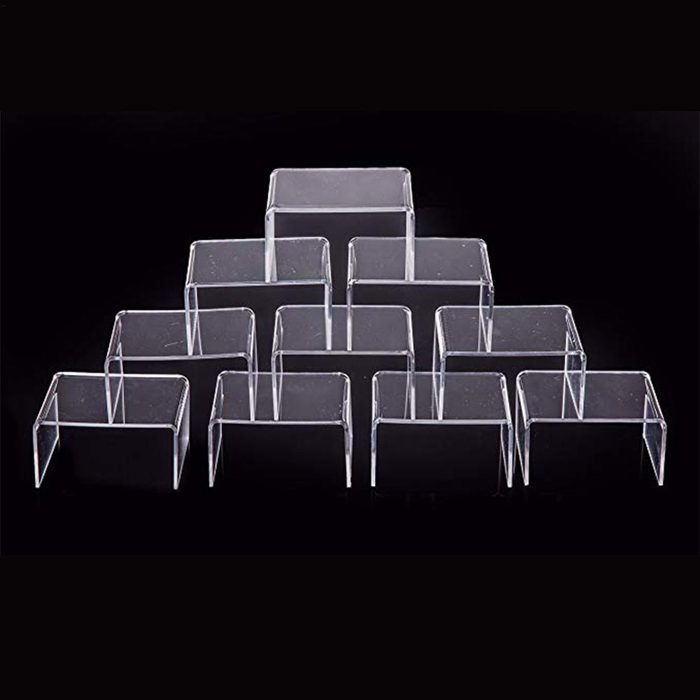 ディスプレイライザー スタッカブル収納ボックス クリアコンテ - Display Risers Set のレビューと価格