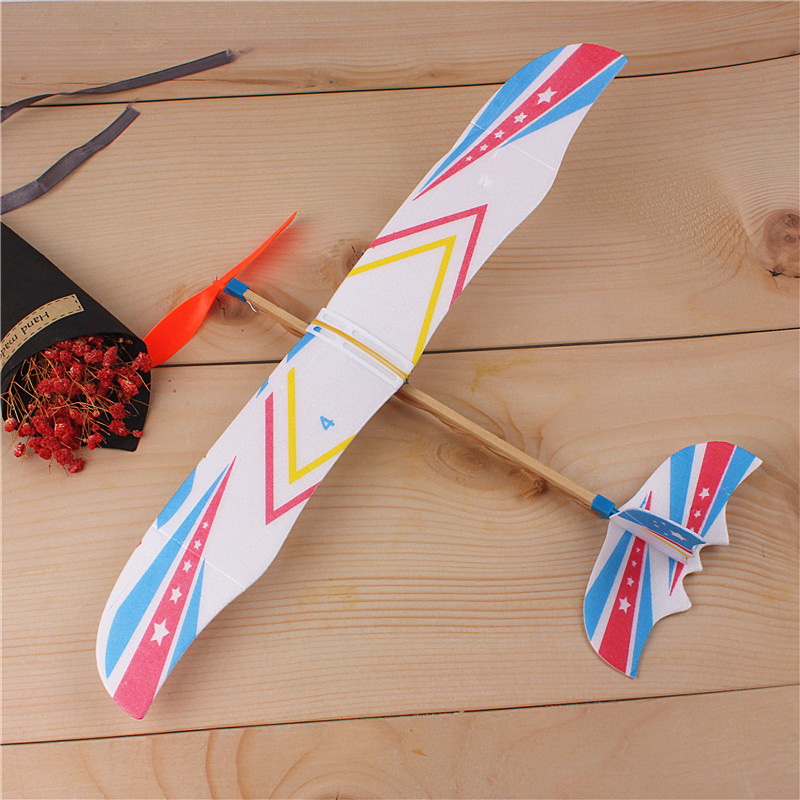5/10 個のゴムバンド動力飛行機モデルグライダー飛行機爆撃 - Model Airplane Plastic のレビューと価格