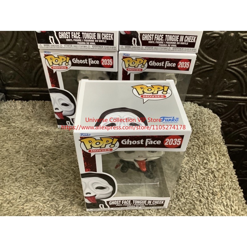 ファンコ ポップ スクリーム ゴーストフェイス 舌を頬に突く - Funko Pop Protector のレビューと価格