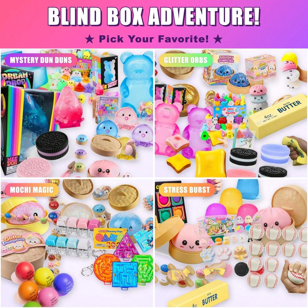 キュートベーシックスクイッシーブラインドボックス – ランダ - Mystery Box Blind Bag のレビューと価格