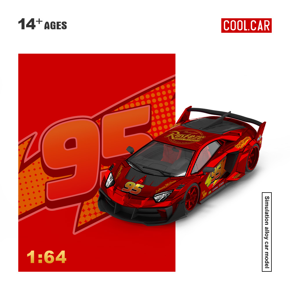 クールカー 1:64 GT EVO ライトニングメタルレッド - Die Cast Car 1 64 のレビューと価格