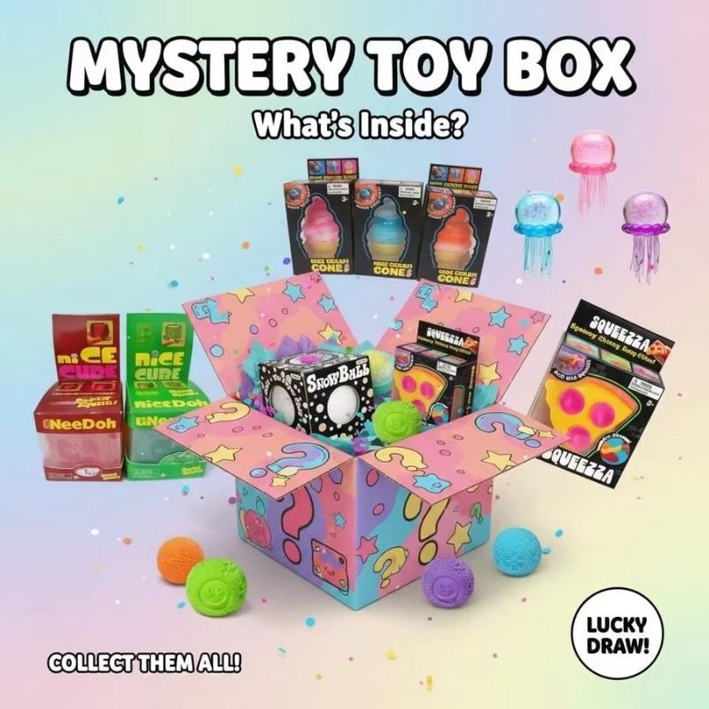 2026年ホットキュートキューブ＆オーシャン スクイッシーブ - Mystery Box Blind Bag のレビューと価格