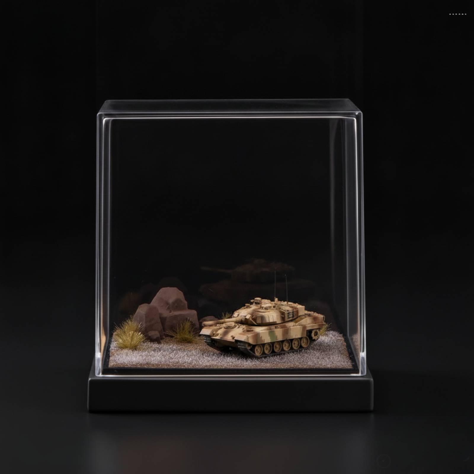 アクリルカバー付きジオラマベース、リアルな模型ディスプレイケ - Display Case Acrylic のレビューと価格